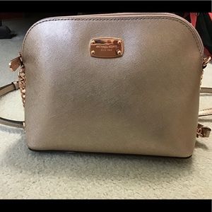 Rose Gold Michael Kors Cindy crossbody